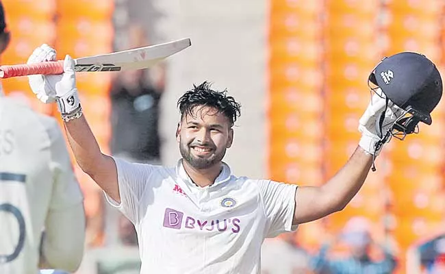 Rishabh Pant climbs to career-best No 7 In ICC Test Rankings - Sakshi