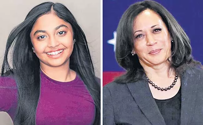 Mighty Ducks Actress Sway Bhatia Inspired by Kamala Harris - Sakshi