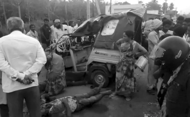  Alla Nani Condolense People Lost Life Road Accident In Krishna District - Sakshi