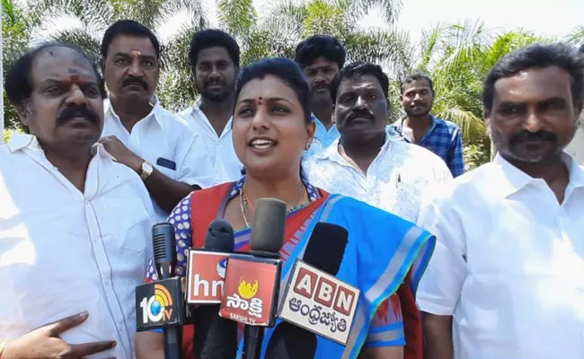 MLA RK Roja Speaks About Municipal Elections 2021 YSRCP Victory - Sakshi