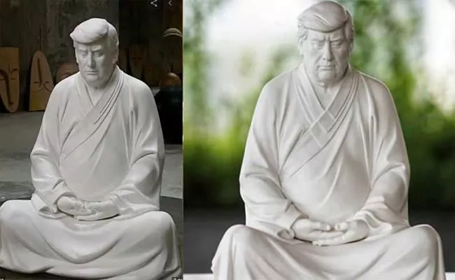 Donald Trump Buddha Statues Selling Like Hot Cakes - Sakshi