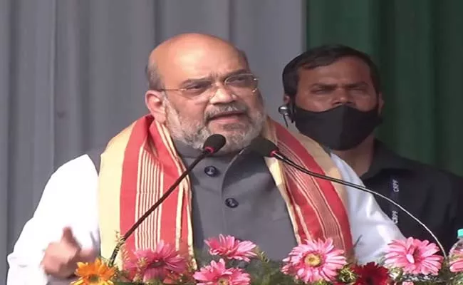 I Pray For Mamata Banerjee Injury Says Amit Shah In Bankura Rally - Sakshi