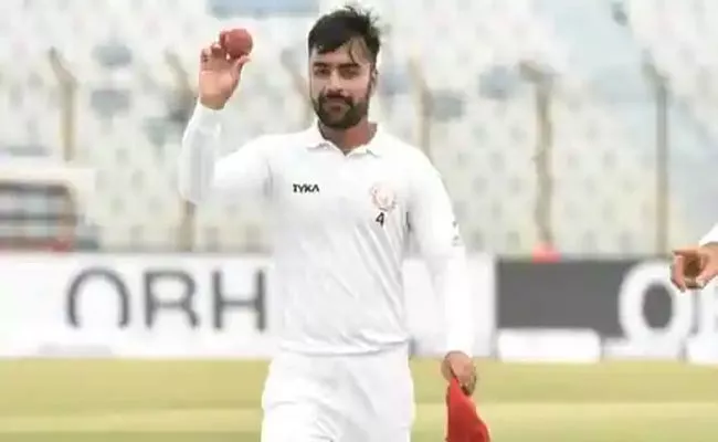 Afghanistan Spinner Rashid Khan Creates Record For Bowling Most Number Of Overs In Single Test Match In 21st Century - Sakshi