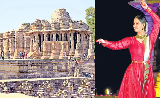 Special Sunrise To Modhera Sun Temple On 21st March - Sakshi