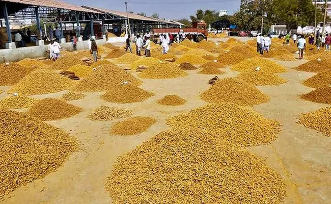 Turmeric Price For 100 Kgs Reached 9 Thousand In Telangana - Sakshi