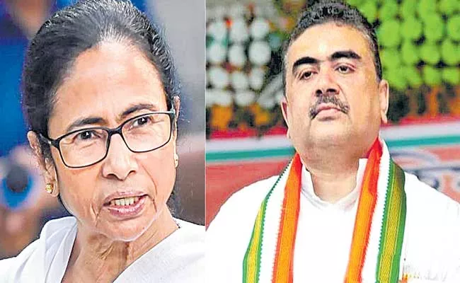 Mamata Banerjee Vs Suvendu Adhikari In Nandigram Battle - Sakshi