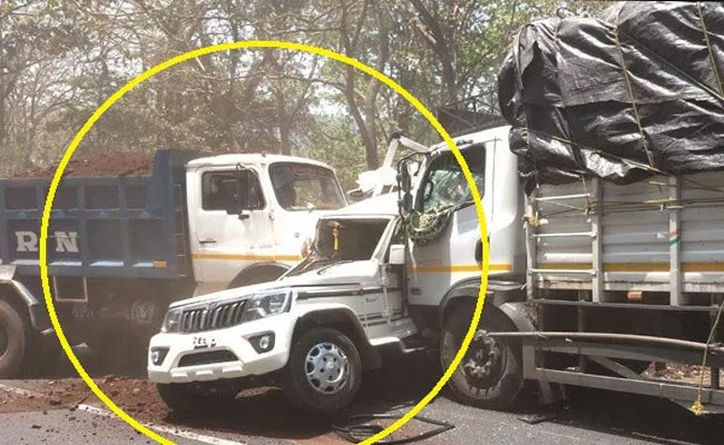 One Last Breath And 7 Injured In Road Accident In Karnataka - Sakshi