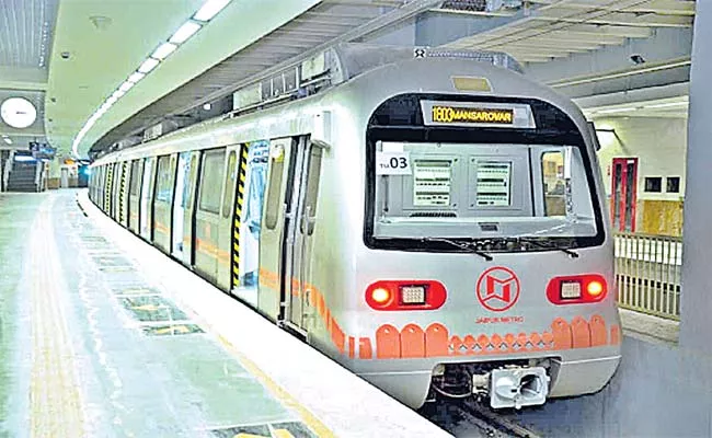 Jaipur Metro Coaches Can Now Be Hired For Birthdays, Other Events - Sakshi