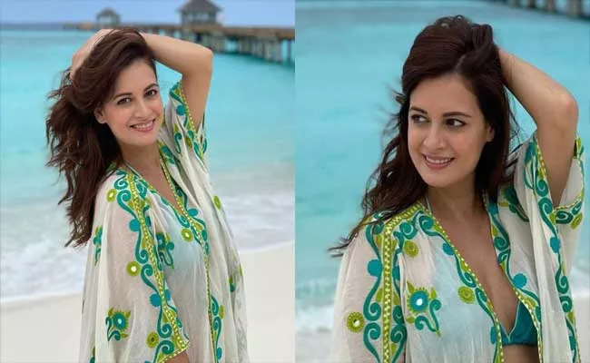 Dia Mirza Is Making Memories With Hubby Vaibhav Rekhi In Maldives - Sakshi