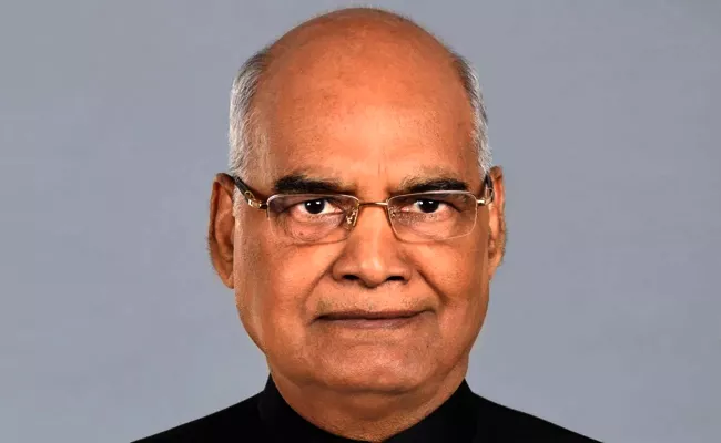 President Ram Nath Kovind was admitted to a hospital  - Sakshi