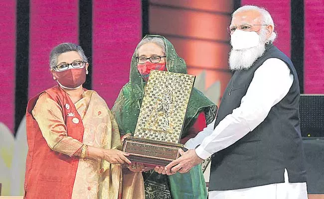 PM Narendra Modi attends National Day Programme in Bangladesh - Sakshi