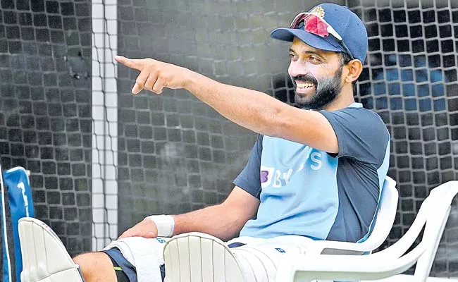 Ajinkya Rahane Keywords On Pitch - Sakshi