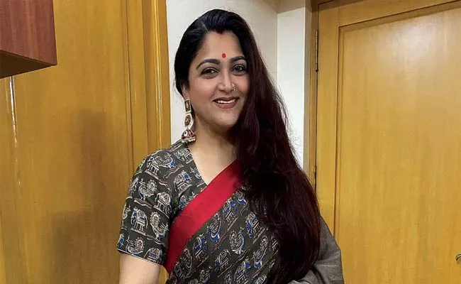 Actress Khushbu Sundar Container Office - Sakshi