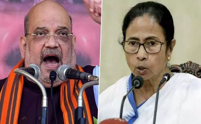 BJP Worker Mother Dies Amit Shah, Mamata Banerjee Lash Out - Sakshi