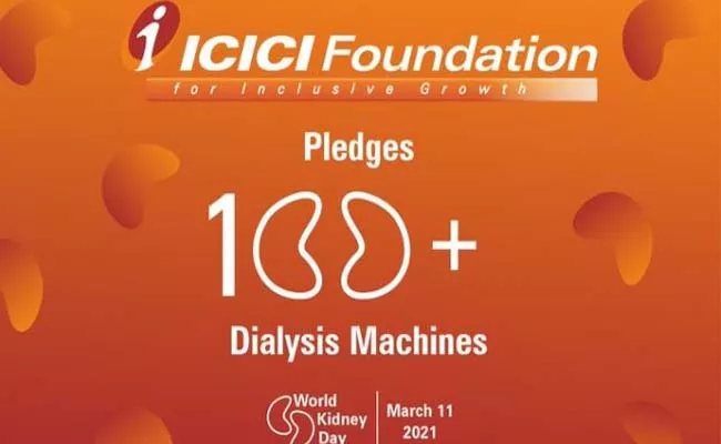 ICICI Foundation To Donate Imported Dialysis Machines  - Sakshi