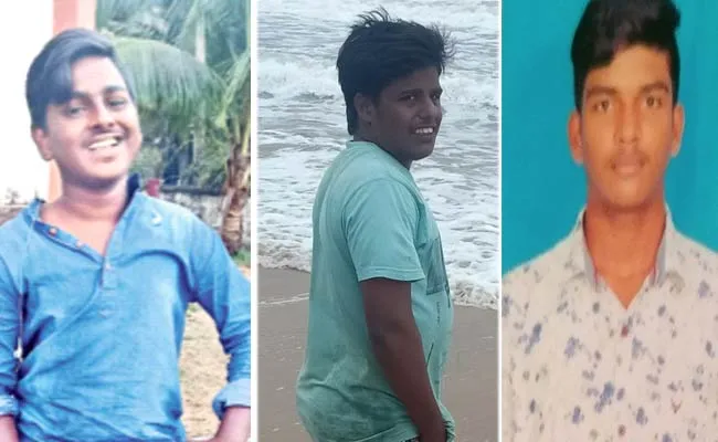 Three Youths Drowned In Godavari River - Sakshi