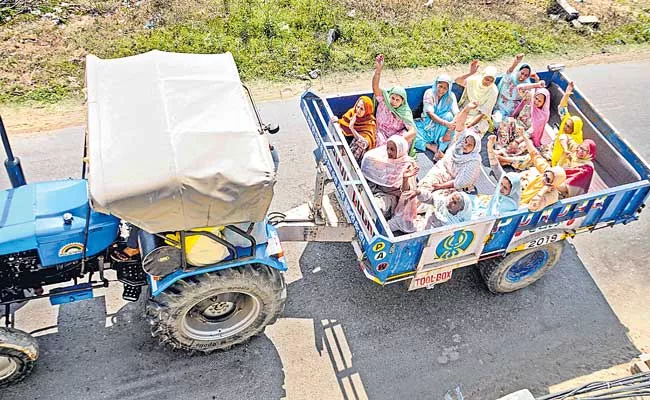 Delhi Agriculture Farmer Protest Completes 100 Days - Sakshi