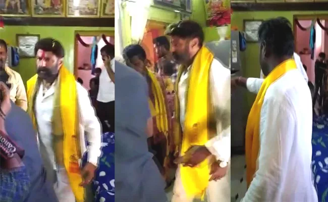 MLA Nandamuri Balakrishna Slaps Photographer In Hindupur - Sakshi