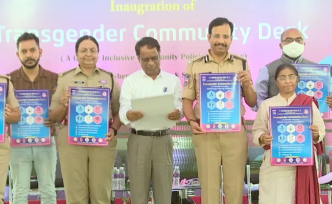 CP Sajjanar Inaugurates Transgender Desk In Gachibowli - Sakshi