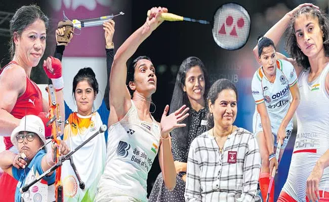 Women Sports Stars Waving the Indian Flag Internationally - Sakshi