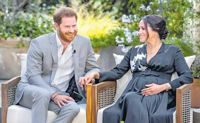 Meghan Markle and Prince Harry TV interview with Oprah Winfrey to air in US - Sakshi