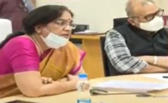 SEC Neelam Sahni Video Conference With Collectors And SPs - Sakshi