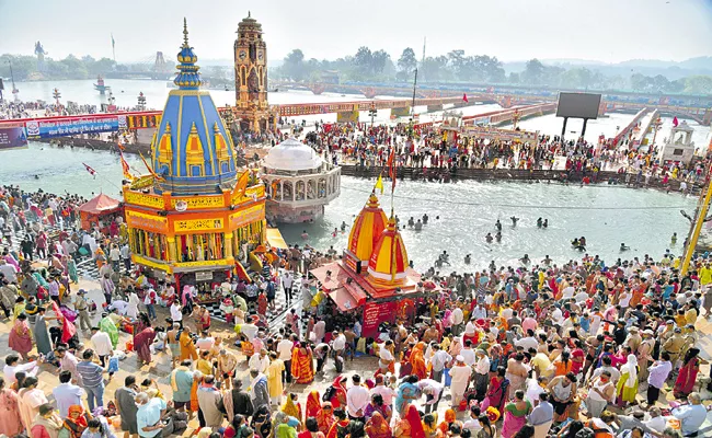 Coronavirus: Kumbh Mela as Corona Super Spreader - Sakshi