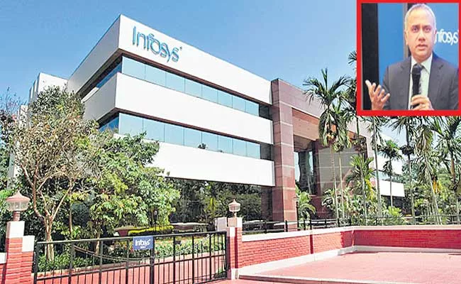 Infosys eyes up to 14 Percent growth in fiscal 2022 and okays buy back - Sakshi