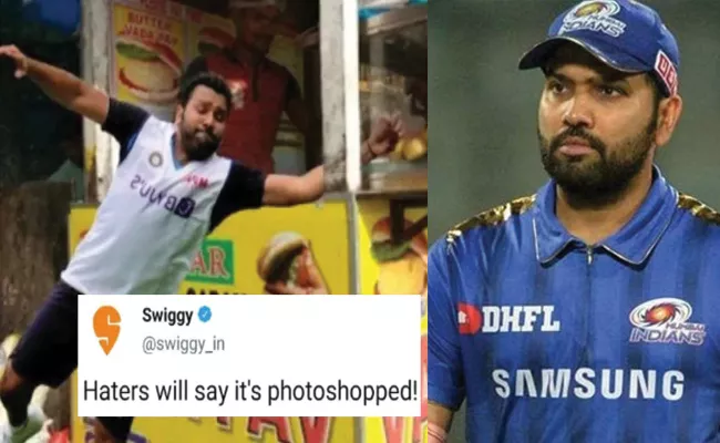 Swiggy Apology To Rohit Sharma Fans Sharing Dive Vadapav Stall Pic - Sakshi