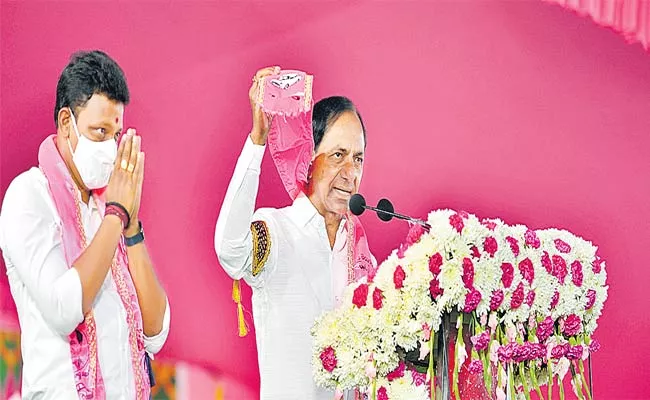 CM KCR Speech At Public Meeting In Haliya - Sakshi