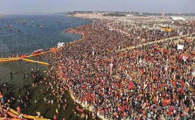 Corona Danger Bells: Dispute On Kumbh Mela Over Statement - Sakshi