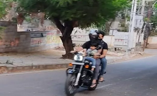 Jr NTR Fun Ride With Bhargav Ram - Sakshi