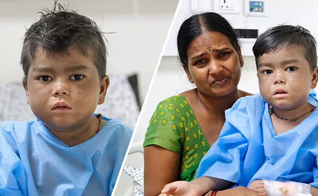 Suffering From A Terrible Disorder 7year Old Boy Needs An Urgent Transplant - Sakshi