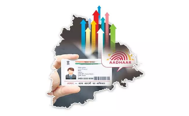 Aadhar Card Enrollment Record In Hyderabad Special Story - Sakshi