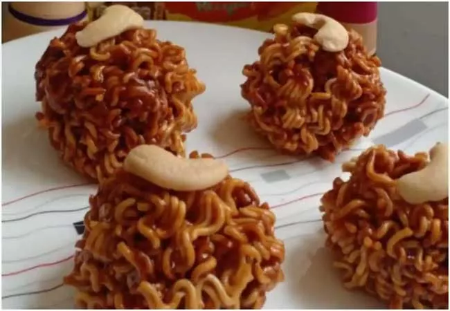 Someone Just Made Maggi Laddu, And Its Gone Viral - Sakshi