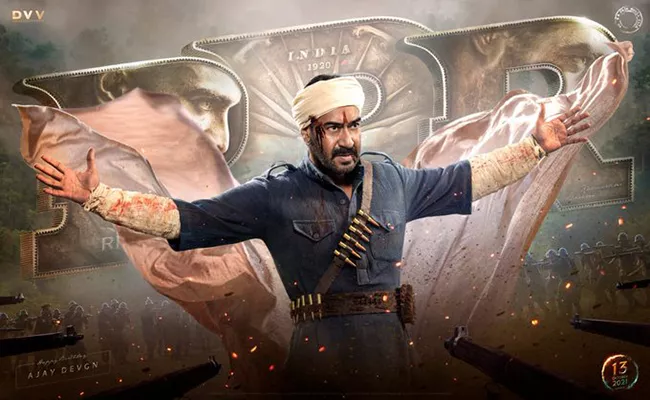 RRR Movie: Ajay Devgan First Look Motion Poster Released On His Birthday - Sakshi