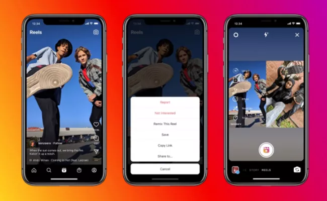 Instagram officially launches Remix on Reels - Sakshi