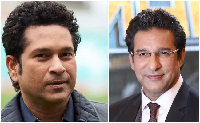 Sachin Can Hit Covid For Six Says Pakistan Legendary Bowler Wasim Akram - Sakshi