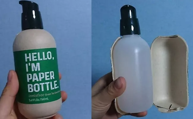 Innisfree Clarify Paper Bottle Packaging After Discovers Plastic Bottle Inside - Sakshi