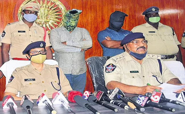 Two fake officers have been arrested by Krishna district police - Sakshi