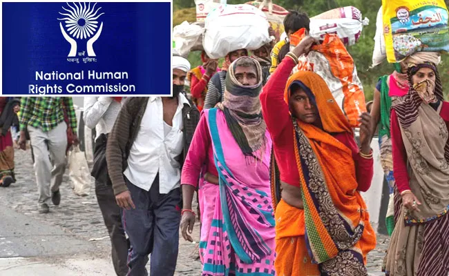 New delhi: Nhrc Advised Quota System Migrant Workers Employment Schemes - Sakshi