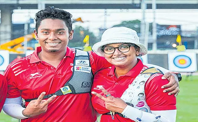 Atanu Das, Deepika Kumari in Guatemala Archery World Cup semi-finals - Sakshi