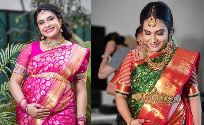 Anchor Hariteja Shares Her Baby Girl Photo In Social Media For The First Time  - Sakshi