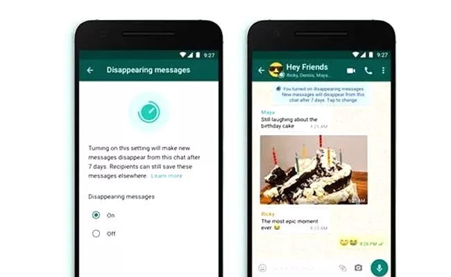 WhatsApp Testing 24 Hours Option for Disappearing Messages - Sakshi