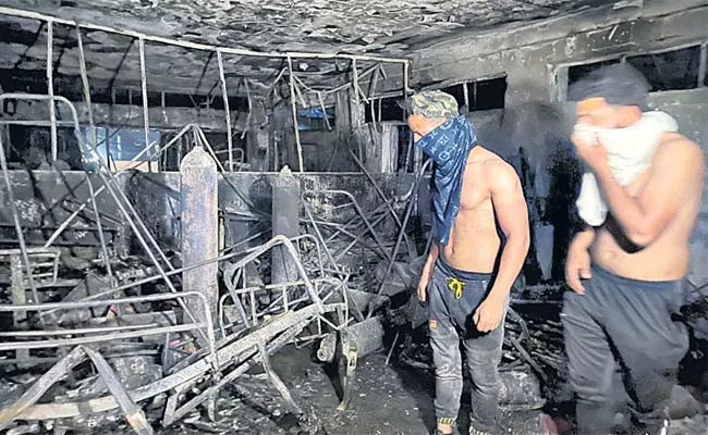 82 Deceased In Baghdad Hospital Fire - Sakshi