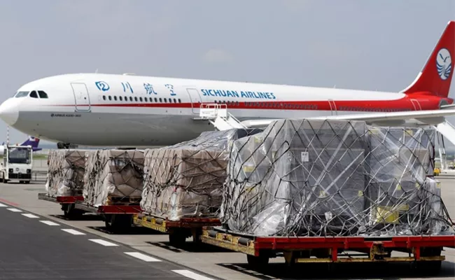 China Suspends Cargo Flights Rushing Medical Supplies To India - Sakshi