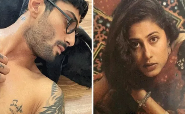 Prateik Babbar Gets Mother Smita Patil Name Tattooed On His Heart - Sakshi