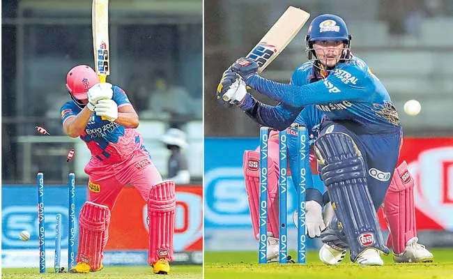 Mumbai Indians beat Rajasthan Royals by 7 wickets - Sakshi