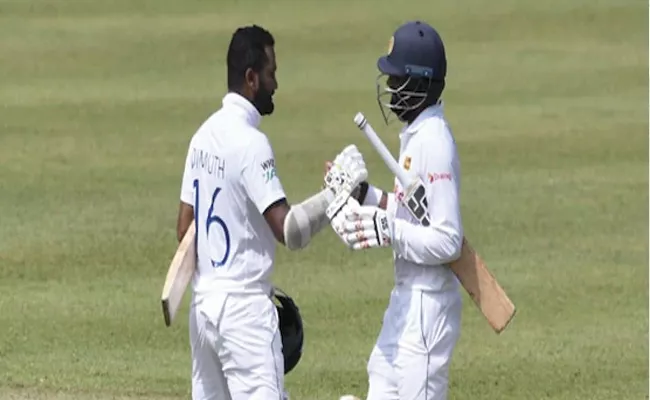 Sri Lanka vs Bangladesh 2nd Test Karunaratne Thirimanne Hit Centuries - Sakshi