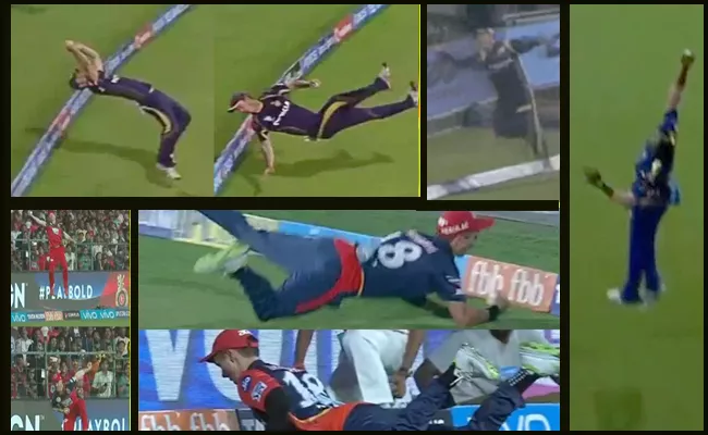 IPL 2021: Few Best Catches In IPL History - Sakshi